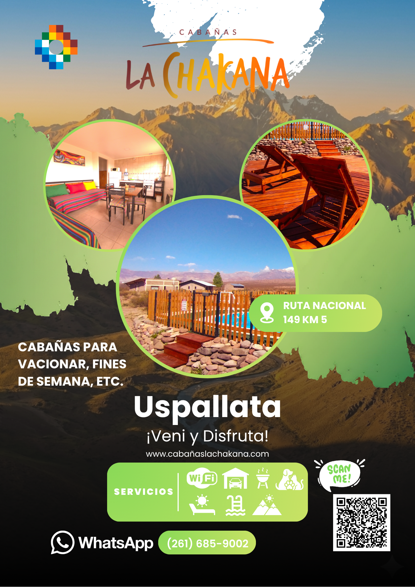 Cabañas La Chakana: Tu refugio de paz en Uspallata